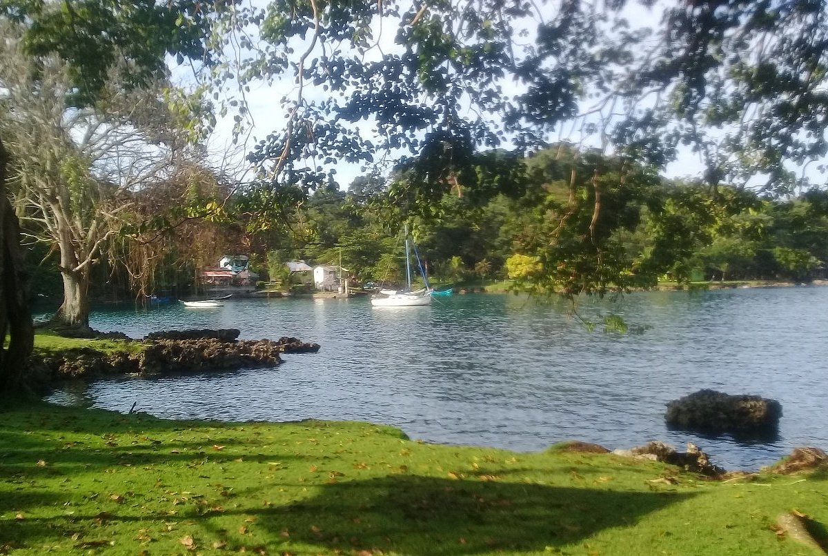 Clear, calm water fed by jungle springs